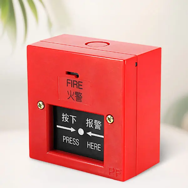 4 Inch Schools Fire Alarm 100db Pull Station Metal Fire Control Internal Strike Type Electric Bell Internal Strike Alarm Bell - Image 5