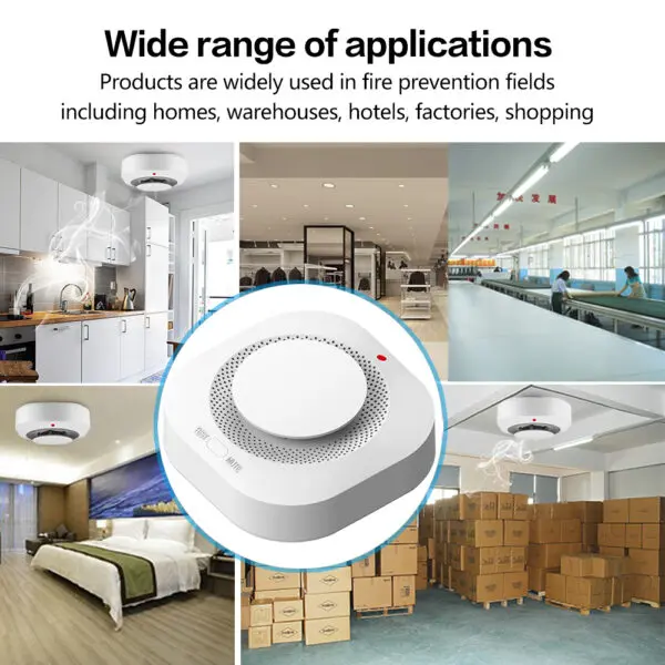 Tuya Wifi Smoke Detector Sensor 90DB Alarm Fire Smart Smoke Detector Wifi Fire Protection Home Security Alarm Smart Life APP - Image 5