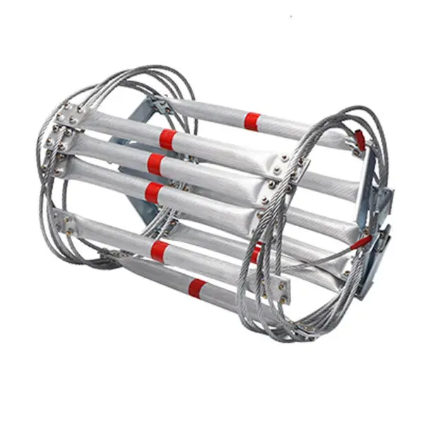 10m Steel Wire Rope Ladder Fire Escape Rope Ladder Household Fire Prevention High-Altitude Rescue Engineering Climbing Ladder - Image 3