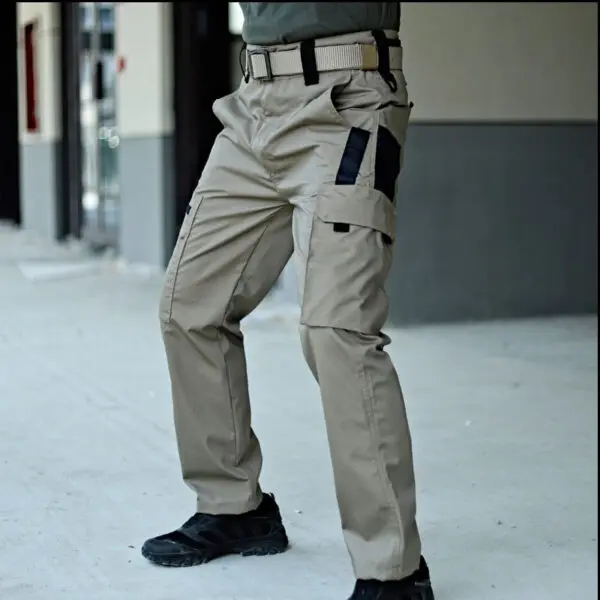 New Tactical Work Pants Men Outdoor Cargo Trousers Multi-pocket Waterproof Pant Autumn Spring Outdoor Workwear Hiking Trousers - Image 5