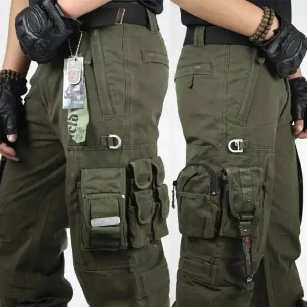 Men's Fashion Work Pants Outdoor Wear-resistant Mountaineering Trousers Work Clothes Street Fashion Cargo Pants Joggers - Image 3
