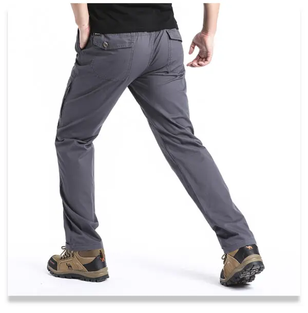 High Quality Men's Cotton Cargo Pants Casual Multiple Pocket Tacitcal Pants Spring Autumn Outdoor Camping Hiking Work Pants - Image 7