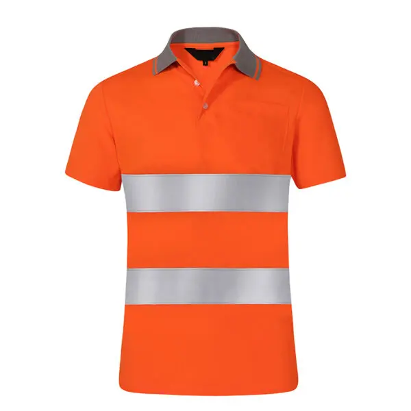 Night Work Reflective Safety Shirt Clothing Quick Drying Short Sleeved T-shirt Protective Clothes For Construction Workwear - Image 9