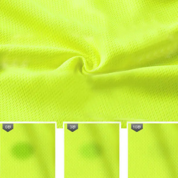 Safety Reflective T shirts High quality Working T-shirt with Reflection Tapes Road Construction Security Tops - Image 5