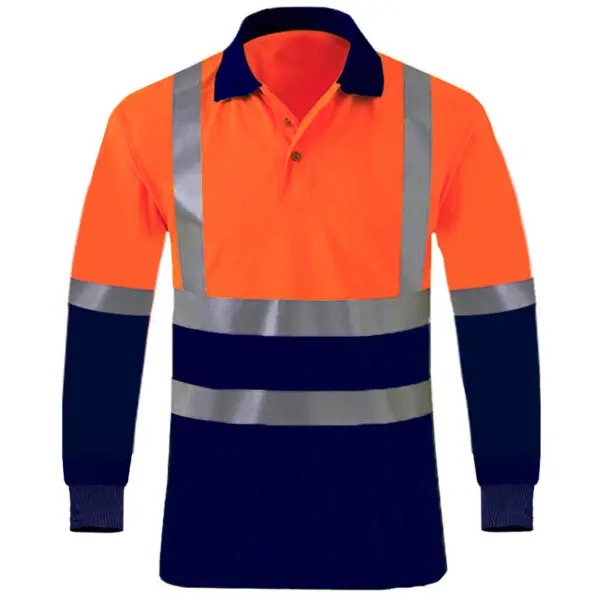 Safety Reflective T shirts High quality Working T-shirt with Reflection Tapes Road Construction Security Tops - Image 6
