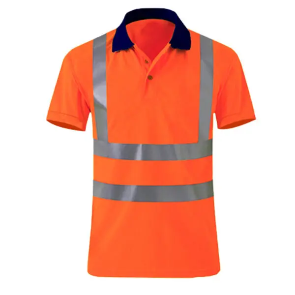 Safety Reflective T shirts High quality Working T-shirt with Reflection Tapes Road Construction Security Tops - Image 8
