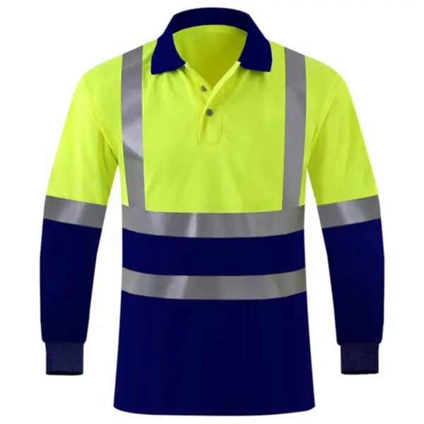 Safety Reflective T shirts High quality Working T-shirt with Reflection Tapes Road Construction Security Tops - Image 11
