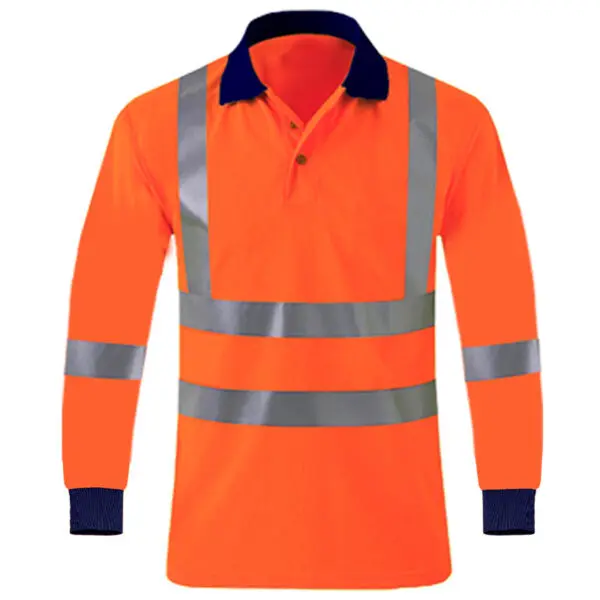 Safety Reflective T shirts High quality Working T-shirt with Reflection Tapes Road Construction Security Tops - Image 12