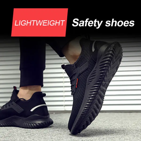 Work Sneakers Steel Toe Shoes Men Safety Shoes Puncture-Proof Work Shoes Boots Fashion Indestructible Footwear Security - Image 5