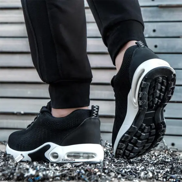Steel Toe Safety Shoes Men Women Security Protection Work Shoes Lightweight Safety Boots Air Cushion Indestructible Shoes - Image 4