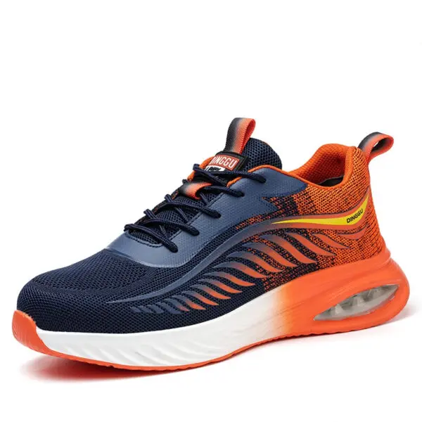 Men Safety Shoes Air Cushion Anti-smash Anti-puncture Protective Work Shoes Indestructible Safety Boots Steel Toe Work Sneakers - Image 7