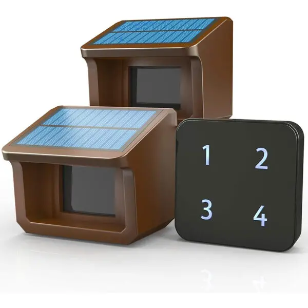 HTZSAFE 800 Meters Solar Wireless Driveway Alarm Outdoor Weather-Resistant Motion Sensor&Detector DIY Security Alert System - Image 7