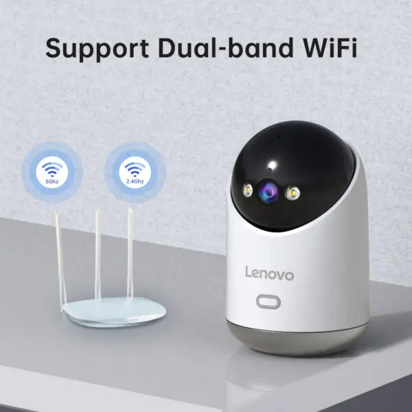 Lenovo 3MP WiFi Camera Smart Home Indoor Wireless IP Surveillance Camera Auto Tracking Security CCTV Surveillance Baby Monitor - Image 2