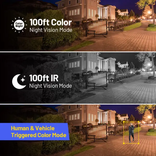 ANNKE 12MP Outdoor Smart Dual Light PoE Security Camera Color IR Night Vision Built-in Microphone IP67 Smart Home H.265+ - Image 5