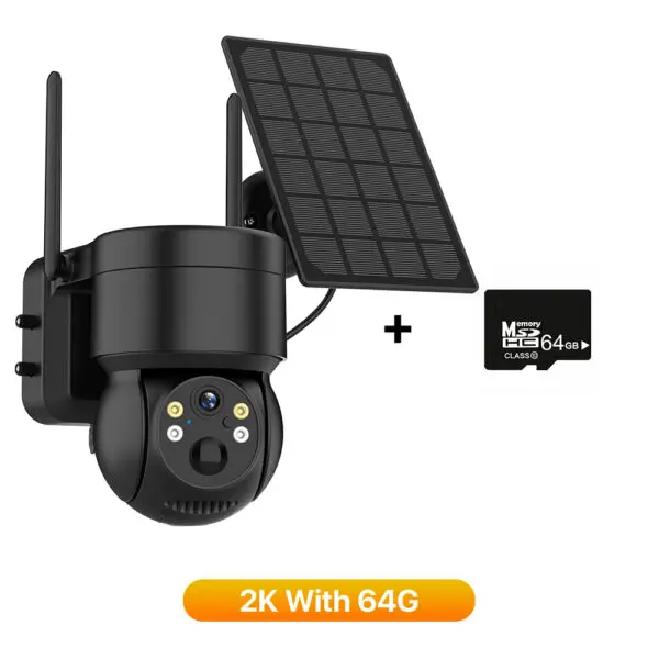 4K HD Solar WiFi Camera Outdoor Built-in Battery Dual Lens 2K Security Camera Solar Panel Wireless Video Surveillance CCTV iCSee - Image 12