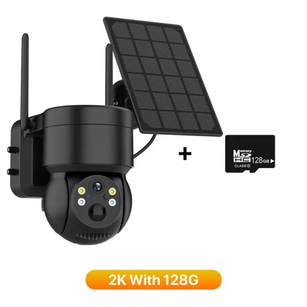 4K HD Solar WiFi Camera Outdoor Built-in Battery Dual Lens 2K Security Camera Solar Panel Wireless Video Surveillance CCTV iCSee - Image 13
