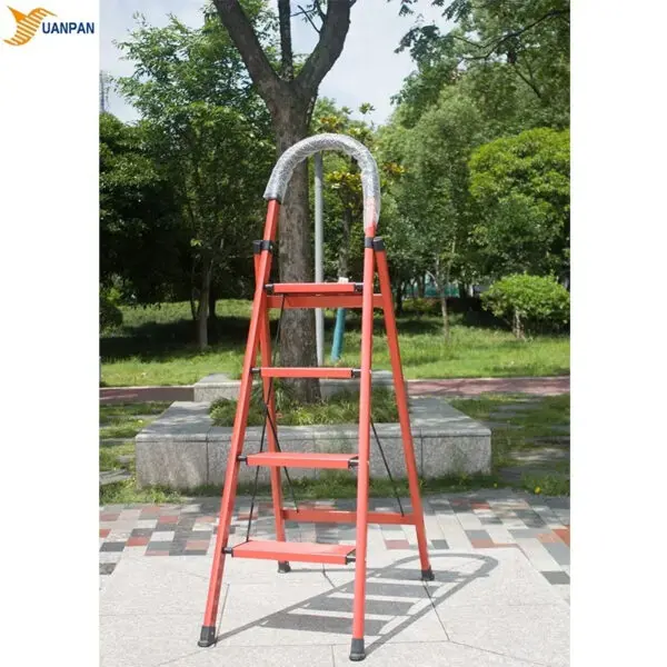 YYHC2024 Household 4FT Steel Insulation Jimny Foldable Double Side Aluminum Ladder 6 Steps for Indoor and Farmhouse Use - Image 3