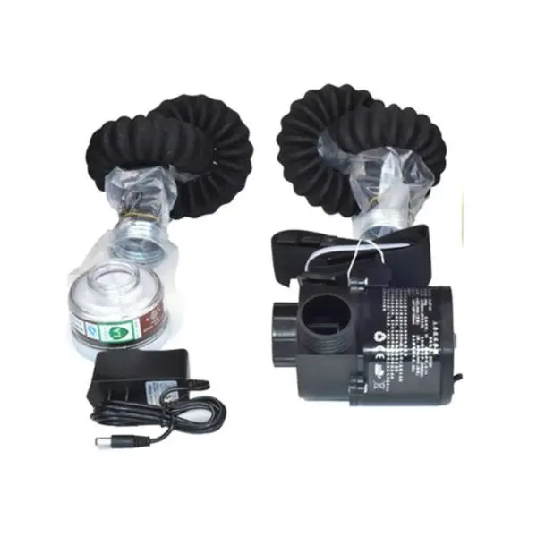 Electric Constant Air Flow Supplied Fed Full/Half Face Gas Mask Breathing System Protective Respirator Device Workplace Safety - Image 2