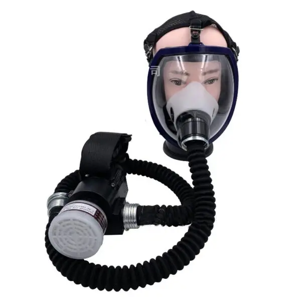 Electric Constant Air Flow Supplied Fed Full/Half Face Gas Mask Breathing System Protective Respirator Device Workplace Safety - Image 8
