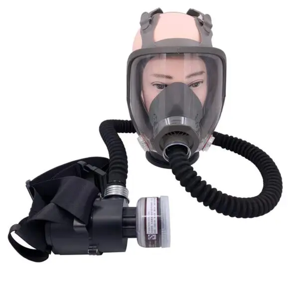 Electric Constant Air Flow Supplied Fed Full/Half Face Gas Mask Breathing System Protective Respirator Device Workplace Safety - Image 10