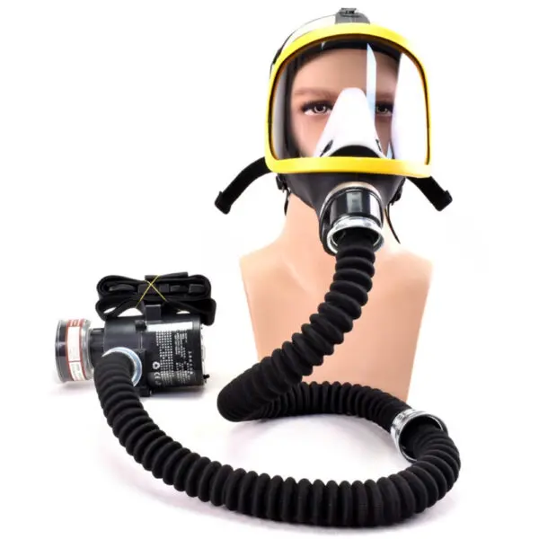 Electric Constant Air Flow Supplied Fed Gas Mask，Full Face Gas Mask Respirator System respirator Mask Workplace Safety Supplie - Image 7