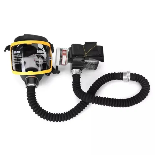 Protective Electric Constant Flow Supplied Air System Gas Mask Respirator Workplace Safety Supplie Full Face Gas Mask Respirator - Image 3
