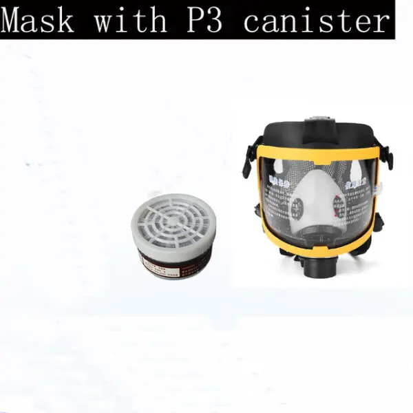 Protective Electric Constant Flow Supplied Air System Gas Mask Respirator Workplace Safety Supplie Full Face Gas Mask Respirator - Image 7