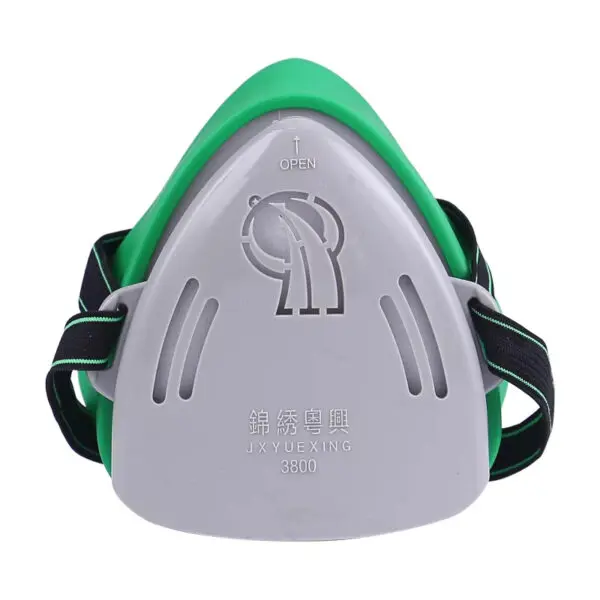 Half Face Professional Dust Mask Dust Proof Respirator Rubber Work Safety Mask For Builder Carpenter Daily Clean Haze Protection - Image 2