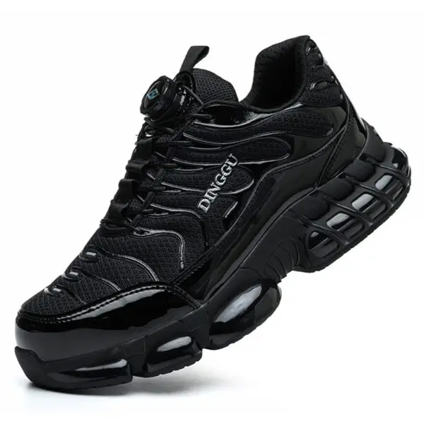 Size 47 48 Safety Shoes Men Anti-smash Anti-puncture Steel Toe Work Shoes Rotating Button Security Protective Men Safety Boots - Image 8