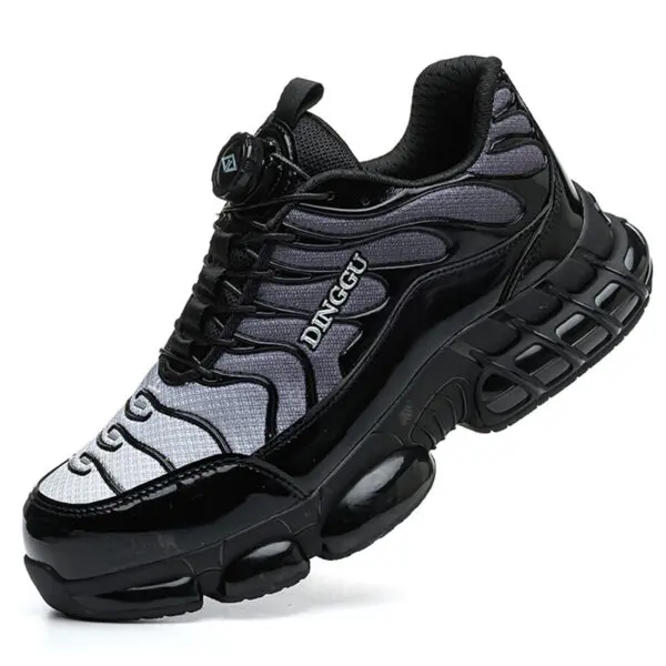 Size 47 48 Safety Shoes Men Anti-smash Anti-puncture Steel Toe Work Shoes Rotating Button Security Protective Men Safety Boots - Image 9