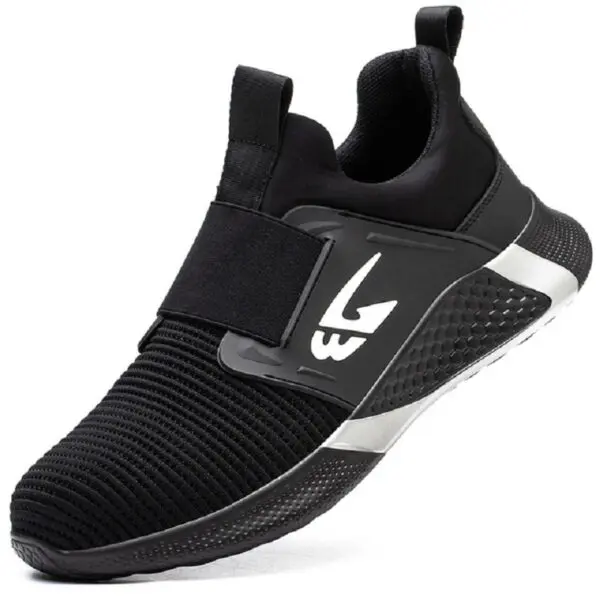 Men Shoes Work Safety Boots Iron Toe Anti-smash Puncture-Proof Boots Lightweight Comfortable Sneakers Male Security Work Shoes - Image 7