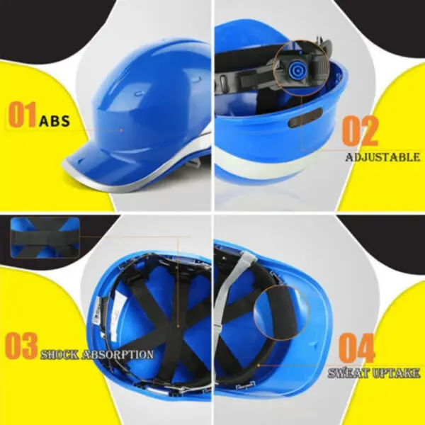 Diamond V Hard Hat Safety Helmet High Hi Vis Baseball Reversible Sticker Hat Security Protection Construction Hard Hat Bump Cap - Image 4