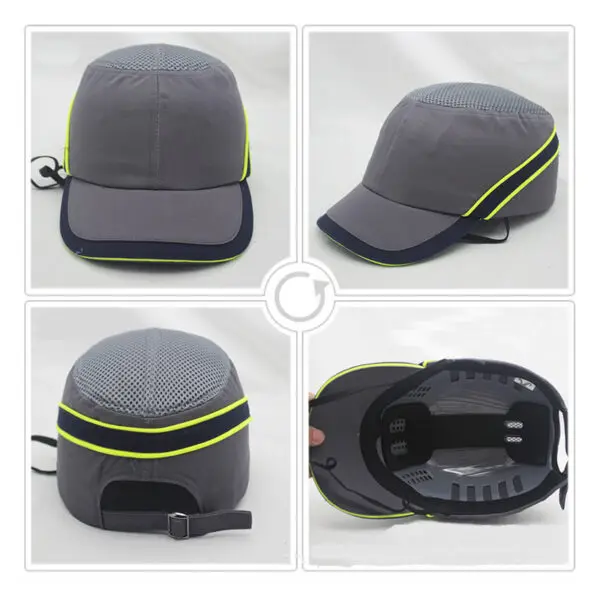 New Work Safety Bump Cap Hard Inner Shell Protective Helmet Baseball Hat Style For Work Factory Shop Carrying Head Protection - Image 3