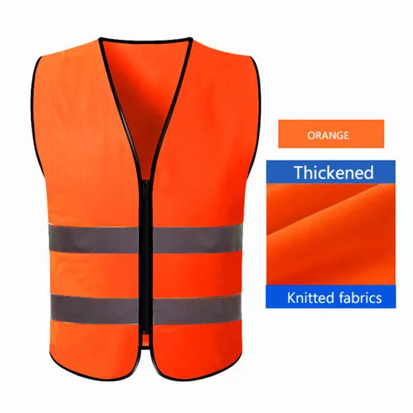 Safety High Visibility Reflective Vest Adjustable Reflective Security Vests Traffic Night Outdoor For Running Cycling Sports - Image 9