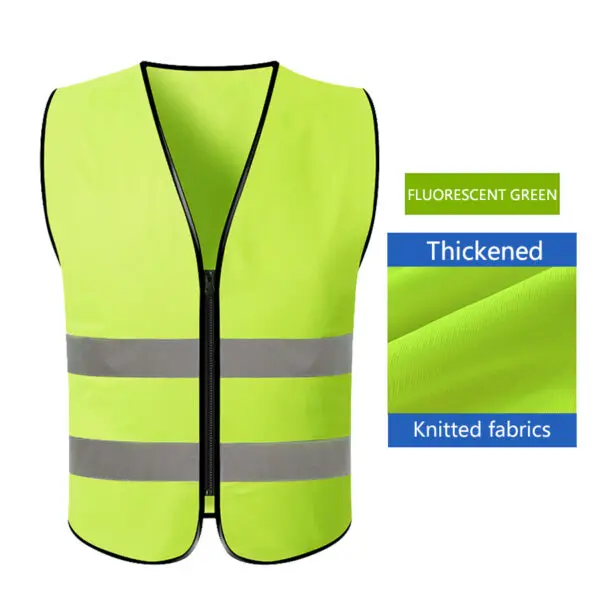 Safety High Visibility Reflective Vest Adjustable Reflective Security Vests Traffic Night Outdoor For Running Cycling Sports - Image 10