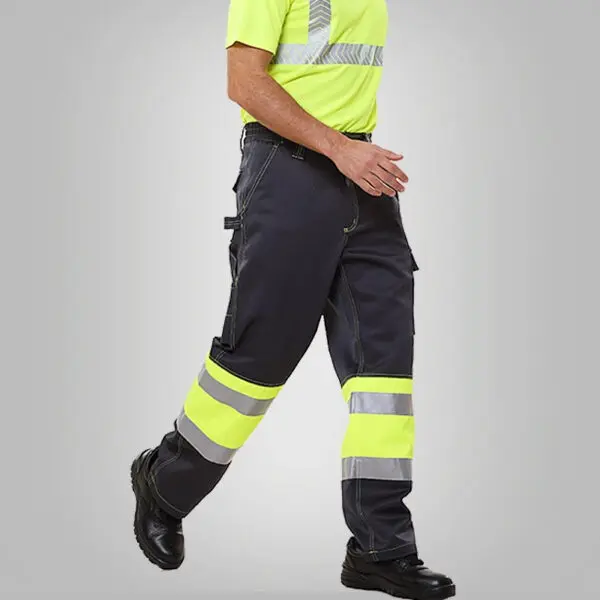 Work Suit for Mechanic Safety Jacket Reflective and Safety Pants for Work Multi Pockets Work Clothes for Men Workwear - Image 6