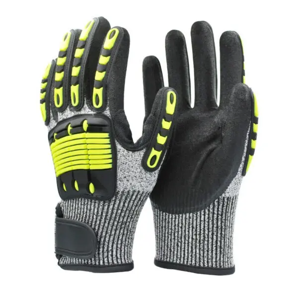 Anti Impact Cut Resistant Work gloves Mechanix anti-cut wear shockproof anti-smash oil mining drilling Protection Working gloves - Image 2