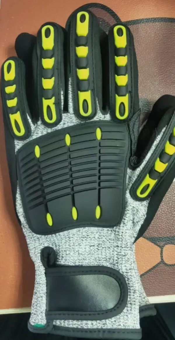 Anti Impact Cut Resistant Work gloves Mechanix anti-cut wear shockproof anti-smash oil mining drilling Protection Working gloves - Image 6