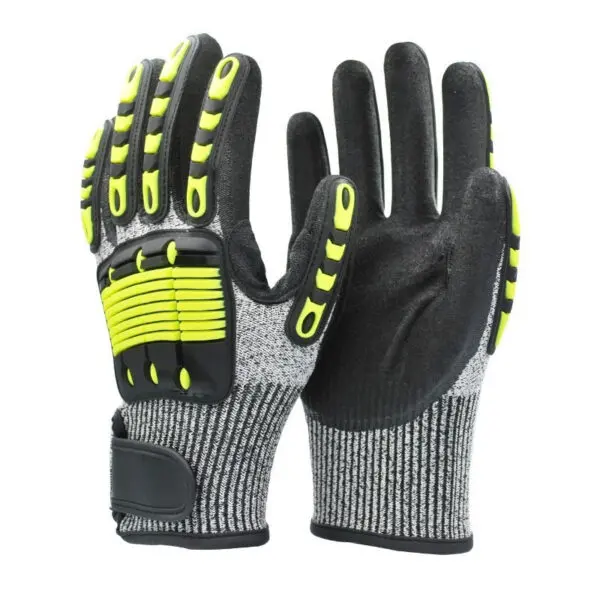 Anti Impact Cut Resistant Work gloves Mechanix anti-cut wear shockproof anti-smash oil mining drilling Protection Working gloves - Image 7