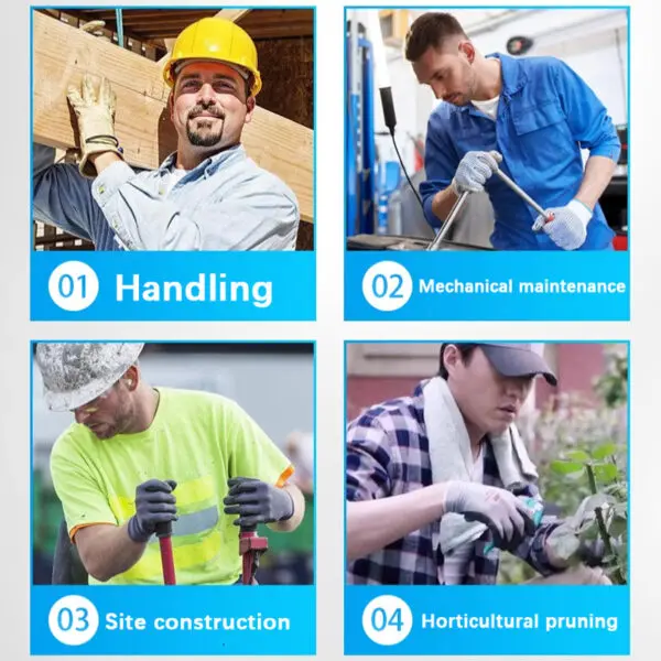 3M Protective Gloves Wear-resistant and non-slip Work Gloves Nitrile Coated Industrial Gloves Safety Protection - Image 3