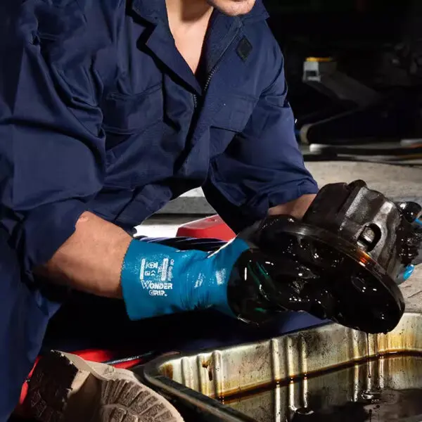 Oil Resistant Work Gloves Safety Nitrile Fully Dipped Long Cuff Gas Anti Biotic Slip Waterproof Acid-base Chemical Proof - Image 4