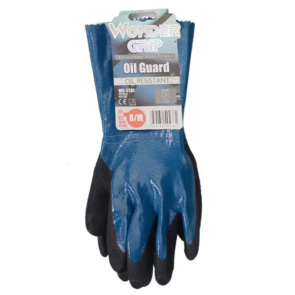 Oil Resistant Work Gloves Safety Nitrile Fully Dipped Long Cuff Gas Anti Biotic Slip Waterproof Acid-base Chemical Proof - Image 5