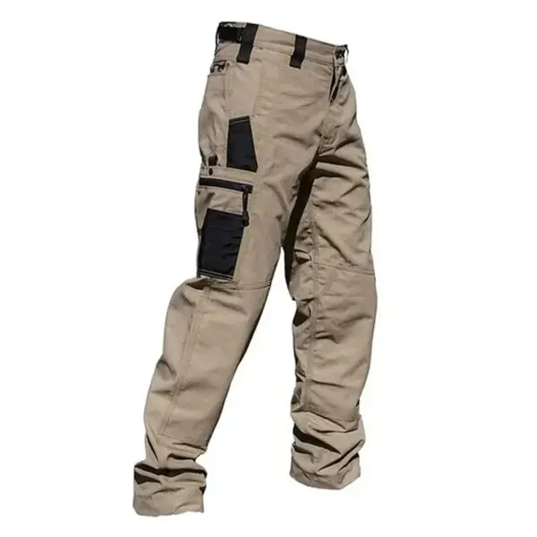 Men's Cargo Pants Multi Pockets Work Trousers Casual Tactical Pants Male Outwear Straight Autumn Winter Wear-resisting Trousers - Image 8