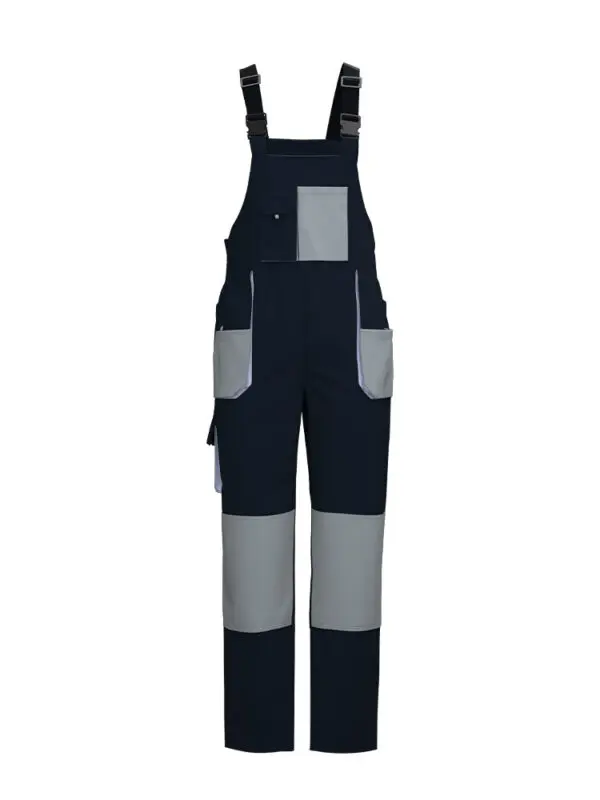 Black Grey Men’s Work Bib Overalls Brace Overall with Pockets Carpenter jumpsuit Work Overall Workwear work dungrees strap pants - Image 5