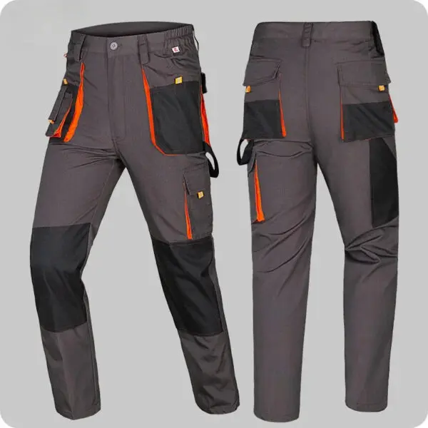Work Clothes Men Construction Labor Protection Suit With Multi Pockets Wear-resistant Durable Work Uniform Pants Men