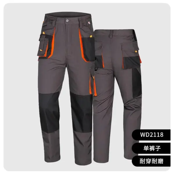 Work Clothes Men Construction Labor Protection Suit With Multi Pockets Wear-resistant Durable Work Uniform Pants Men - Image 6
