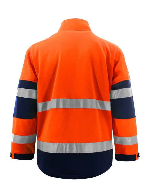 2023 Sport Wholesale Autumn and Winter Thickened Warm Building Reflective Striped Jacket Waterproof Reflective Top S-4XL Winter Thick Reflective Hi Vis Jacket Cotton Padded Jacket Jacket Motorcycle Safety Work Jacket Wind Water-Proof Coats4XL Winter Thickened Reflective Hi Vis Jacket Jacket Detachable Padded Jacket Motorcycle Safety Jacket Work Jacket Men Winter Thick Reflective Hi Vis Jacket Warm Jacket Stand Collar Jackets Motorcycle Safety Work Jacket Wind Water-Proof Coats 4XL hi vis Jacket High Visibility Reflective Fleece Jacket Winter Stripe Patchwork Hoodies Two Tone Stand Collar safety Work Clothes - Image 6