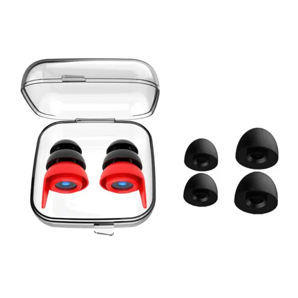 Silicone Soundproof Earplug Anti Noise Sleeping Ear Plugs Sound Insulation Noise Reduction Ear Protection Swimming Earplugs - Image 13