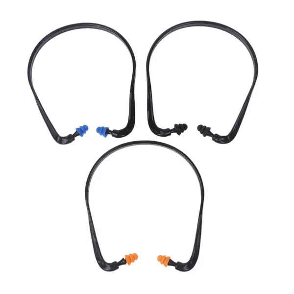 1PC Sleeping Working Noise Reduction Ear Plugs Soft Silicone Head-mounted Earplugs Protector Anti-Noise Earmuff - Image 2