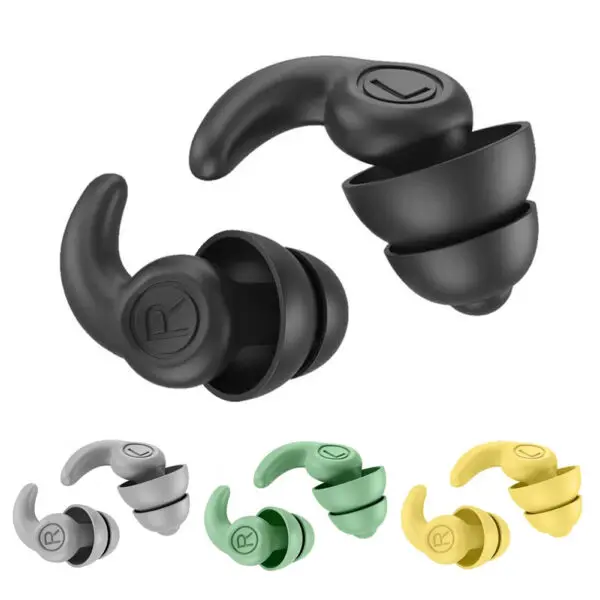 Anti Noise Silicone Earplugs Waterproof Swimming Ear Plugs For Sleeping Diving Surf Soft Comfort Natation Swimming Ear Protector - Image 6